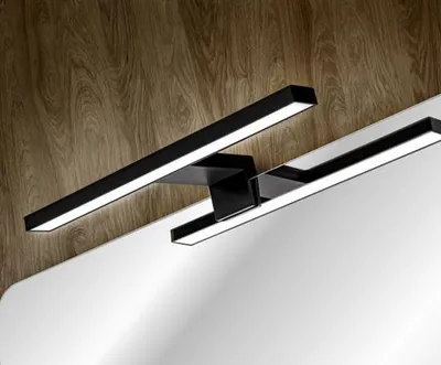 Zdjęcie produktu dla Lampa LED nad lustro, 30 cm, czarna