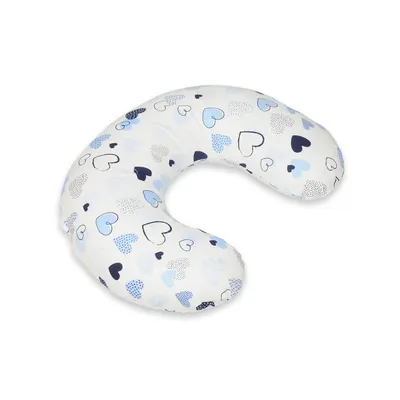 Image de Coussin appuie-tête bleu en forme de cœur
