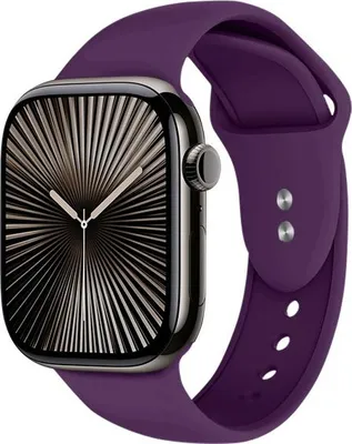 Immagine prodotto di Crong Liquid - Bracciale per Apple Watch 44/45/46/49 mm (prugna)