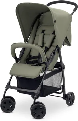Productafbeelding van Kinderbuggy Sport - Lichtgewicht buggy - Reizen en uitstapjes - Compact inklapbaar - 59 kg - Olijfgroen