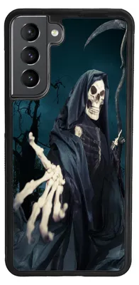 Produktbild von TPU Silikon Hülle für Samsung Galaxy A54 5G Handy Cover Case Schutzhülle Handyhülle Bumper MOTIV 43 Sensenmann