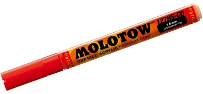 Produktbild von Molotow Acrylmarker ONE4ALL ACRYLIC 127 HS-CO 1,5mm, Nr. 013, verkehrsrot