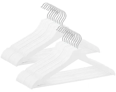 Productafbeelding van Kledinghangers | Kledinghanger | 20 Stuks | Wit
