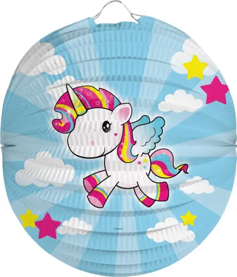 Immagine prodotto di Lanterna unicorno rotonda 22 cm