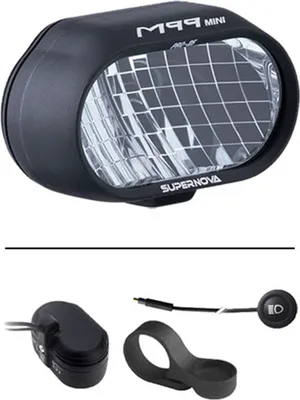 Produktbild von Supernova E-Bike-Scheinwerfer M99 MINI PRO, E-25 Motoren >21 Watt, schwarz, 300 lx