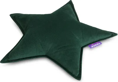 Produktbild von Bottle Green Velvet Sternkissen