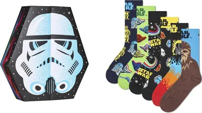 Produktbild von Happy Socks Star Wars Gift Set Socken 6 Paare Mehrfarbig EU 41-46 Herren,Damen Mehrfarbig EU 41-46