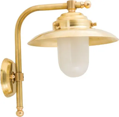 Produktbild von Außenwandlampe Garten Terrasse IP64 E27 Messing Maritim Wandlampe außen