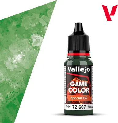 Produktbild von Vallejo 72.607, Grün, Acrylfarbe, Flüssigkeit, 18 ml, 1 Stück(e)