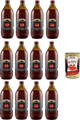 Produktbild von La Russolillo Passata di Pomodoro Tomatenpüree,frische italienische Tomaten 12x660gr + Italian Gourmet polpa 400g