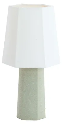 Image de Light & Living - lampe de table - Musabo - vert - textile - lampe d'ambiance - E27 - 1892940