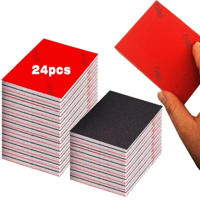 Obrázok produktu pre Sada abrazívnych štetiek, 24 kusov, abrazívne štetky, zrniteľnosť P4000