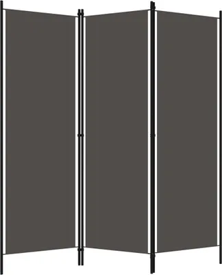 Produktbild von vidaXL 3-tlg. Raumteiler Anthrazit 150x180 cm