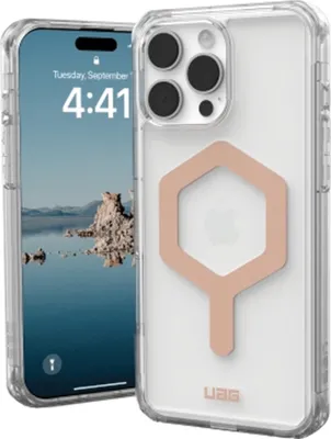 Obrázok produktu pre Urban Armor Gear Plyo, Ochranný obal, Apple, iPhone 16 Pro Max, 17,5 cm (6.9"), Ružové zlato, Priehľadná