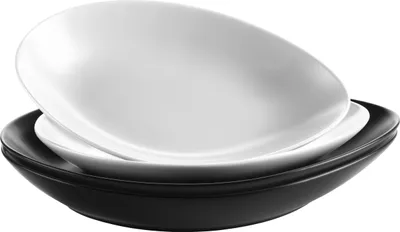 Produktbild von Mäser, Serie Glendale, Tellerset 4-teilig, Keramik Teller tief für 2 Personen
