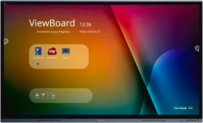 Image de Viewsonic IFP7562 Tableau blanc interactif 189,2 cm (74.5" ) 3840 x 2160 pixels écran tactile (IFP7562)