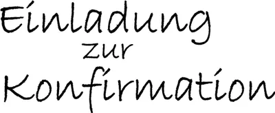 Produktbild von HEYDA 211800141 Stempel Kommunion/Konfirmation Einladung Konfirmation