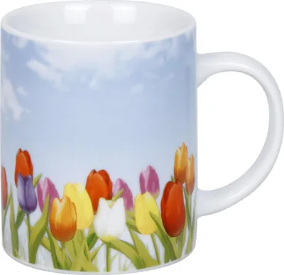 Produktbild von KÖNITZ 1110023012 Becher Tulpenfeld 300 ml aus Porzellan