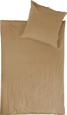 Produktbild von jilda-tex Bettwäsche Lissabon (Sand) 100% Bio Baumwolle