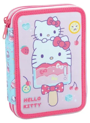 Produktbild von Hello Kitty Cupcake gefülltes Federmäppchen 2-stöckig