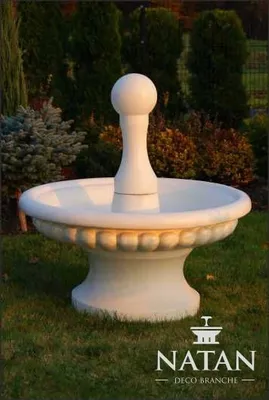Produktbild von Zierbrunnen Springbrunnen Skulptur Brunnen Deko Garten Fontaine Teich 129cm