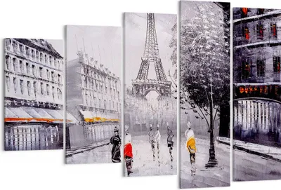 Produktbild von Bild auf Leinwand - Leinwandbild - Architektur Paris Eiffle Frankreich - 150x100cm - Wand Bild - Wanddeko - Leinwanddruck - Bilder - Kunstdruck - Leinwand bilder - Wandkunst - EG150x100-2961