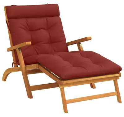 Productafbeelding van Zonnebed Kussen 100% Polyester Rood 200 x 70 cm