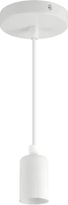 Zdjęcie produktu dla Lampa wisząca UNO biała 1xE27x40W metal wym:100x9,8x9,8cm IP20 Struhm
