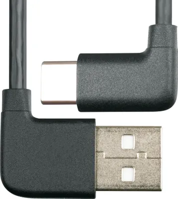 Produktbild von MonkeyLink ML-ChargingCable USB-C zu USB-C 30 cm, schwarz, mit LED-Ladeanzeig...