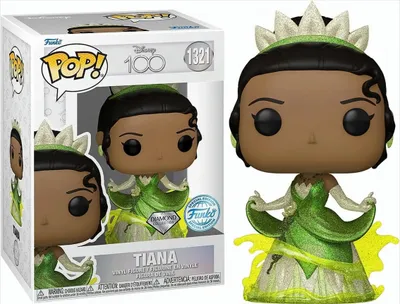 Produktbild von Funko Disney's 100th Anniversary POP! Disney Vinyl Figur Tiana (DGLT) 9 cm