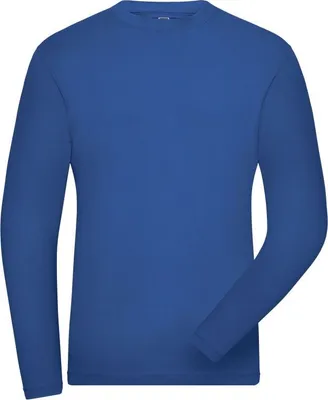 Produktbild von Langarm Shirt aus weichem Elastic-Single-Jersey royal, Gr. S