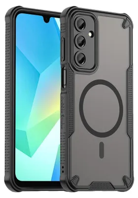 Obrázek produktu pro Defender Case for Samsung Galaxy A16 5G Protective Case Matt Black Magsafe Backcover Pouzdro na mobilní telefon