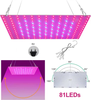 Produktbild von 81 LED Pflanzenlampe Grow Lampe Vollspektrum Zimmerpflanzen Wachstumslampe Pflanzenlicht
