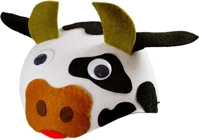 Produktbild von Hut Kuh Wiese Gras Milch Karneval
