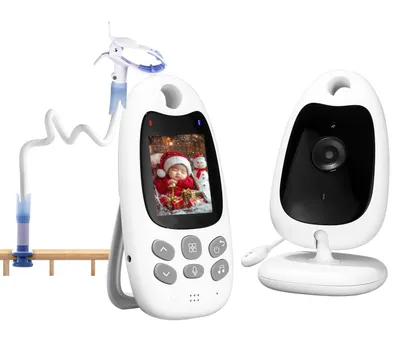 Produktbild von Babyphone, Babyphone mit Kamera 2.0" Digital Funk TFT LCD Drahtloser, LCD Drahtloser Video baby Monitor mit Digitalkamera VOX Funktion mit Halterung