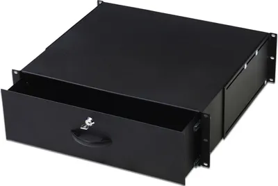 Immagine prodotto di Tastiera a rack 3U 19" Lanview, modulo cassetto bloccabile, RAD110BL
