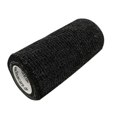 Produktbild von LisaCare kohäsive Bandage - Schwarz - 10cm x 4,5m