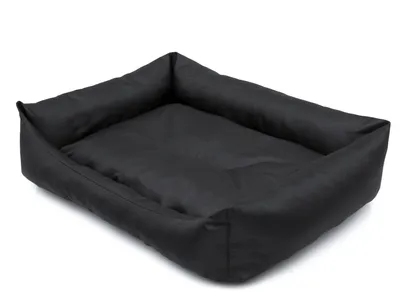 Produktbild von Hundebett Hundesofa Liegen Hundekissen Sofa Hundekorb Bett Hundecouch Tierbett Weich Haustierbett Hundeliegen Kissen  XXL -  105 x 75 cm Schwarz