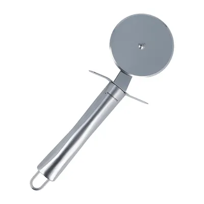 Produktbild von Pizzaroller EUROHOME Pizzarad, Pizzamesser aus rostfreiem Edelstahl, aufhängbarer Pizzaschneider im edlen Design - spülmaschinengeeignet 23 cm