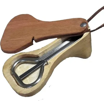 Productafbeelding van Professionele mondharp - Muziekinstrument - Maak muziek - Nauwkeurig gestemd - 6 cm - Zilver