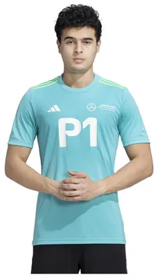 Immagine prodotto di Maglietta a maniche corte da uomo Adidas, collezione Mercedes-AMG Petronas Formula One Team, modello "Team-Winner", taglia XL
