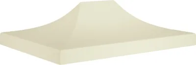 Image de Toit de tente de réception 4,5x3 m Crème 270 g/m²