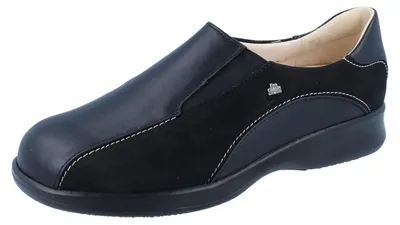 Obrázek produktu pro Finn Comfort, Seoul, dámská nazouvací obuv, černá, kůže, nová - dámská nazouvací obuv / trotteur, černá