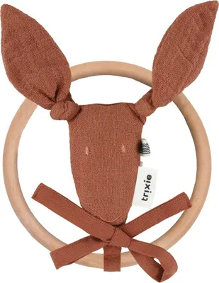 Productafbeelding van Trixie Rammelaar Kangoeroe - Babyspeelgoed, Bliss, Pluche knuffel