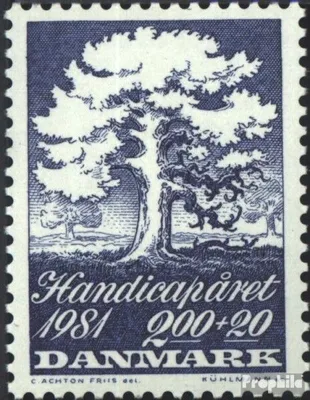 Produktbild von Briefmarken Dänemark 1981 Mi 739 (kompl.Ausg.) gestempelt Jahr der Behinderten
