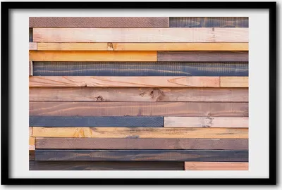 Produktbild von Bild 60x40 MDF-Rahmen, Wandkunst Holzwand