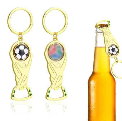 Produktbild von Fußball-Schlüsselanhänger mit Flaschenöffner für Fans