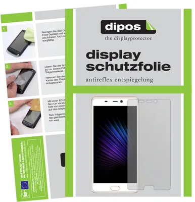Produktbild von 2x Schutzfolie für Leagoo T5 matt Displayschutzfolie Folie Display Schutz dipos