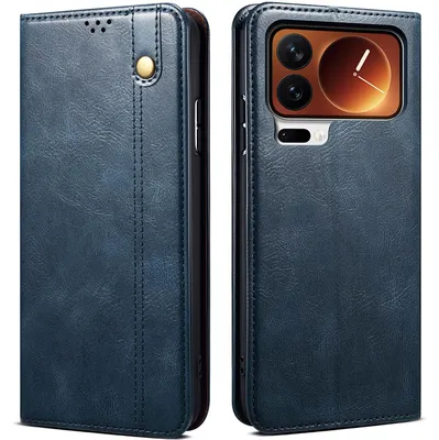 Obrázek produktu pro Pouzdro pro Xiaomi 17 Pro kožené flip pouzdro peněženka s funkcí stojánku modré