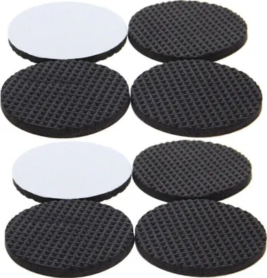 Zdjęcie produktu dla Ślizgacze filcowe Ślizgacze meblowe Ochraniacze parkietu samoprzylepne okrągłe kwadratowe 22-46 mm Czarne, rozmiar:38mm